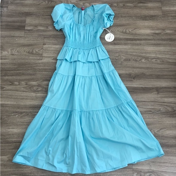 Staud Martina Tiered Maxi Dress